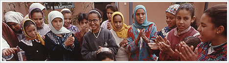 Picture of girls singing